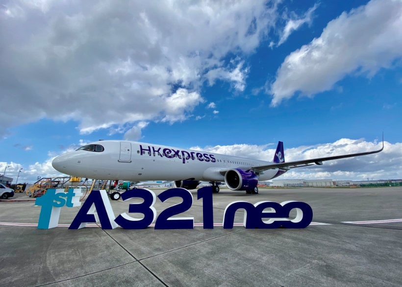 HK EXPRESS RECEIVES FIRST AIRBUS A321NEO